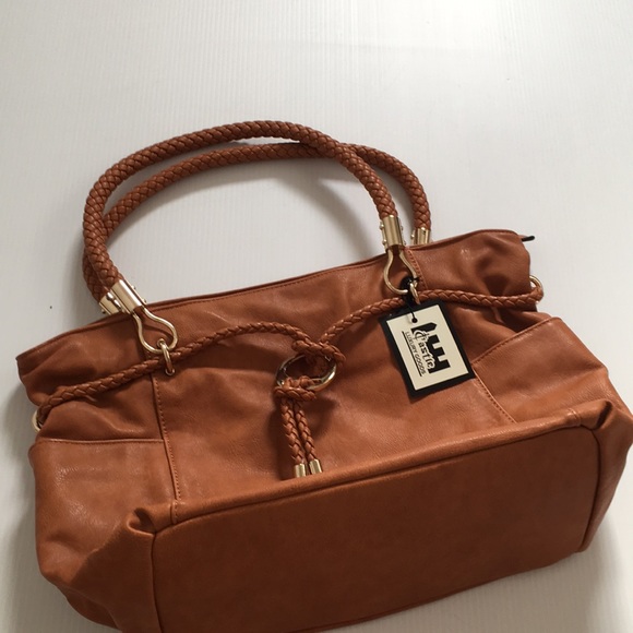 NEW! Faux Leather Bag - Picture 1 of 4